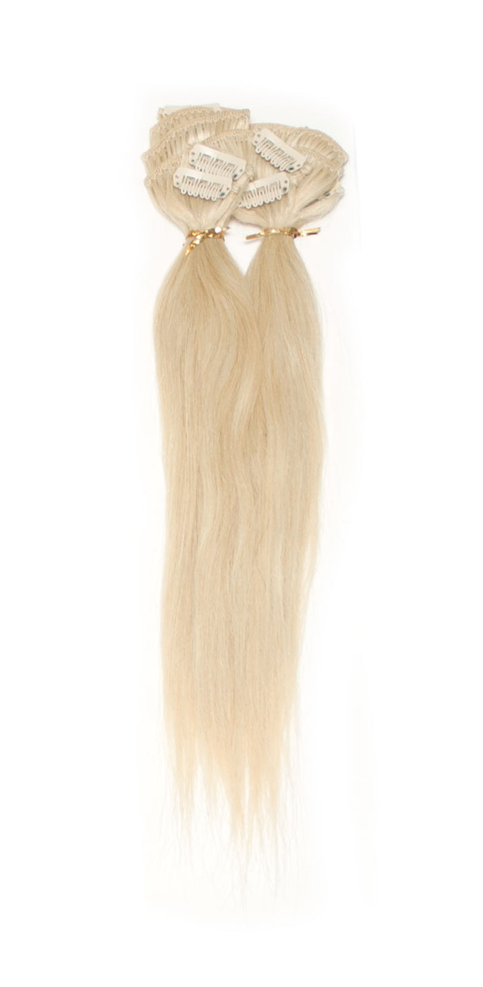 1st Lady Remy Human Hair Clip-On Silky Straight 14"  (7Pcs) - Elysee Star