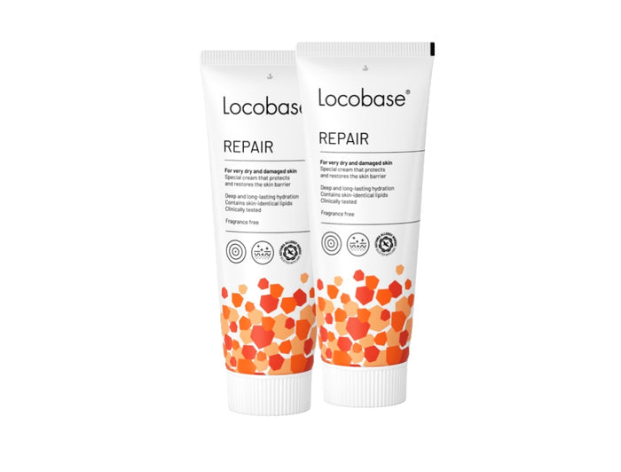 2 × Locobase Repair Cream 100g (3.53 oz) – Intensive Moisturizing Cream for Very Dry & Sensitive Skin