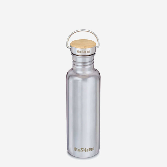 Klean Kanteen Mirrored 27oz Reflect Water Bottle with Bamboo Cap