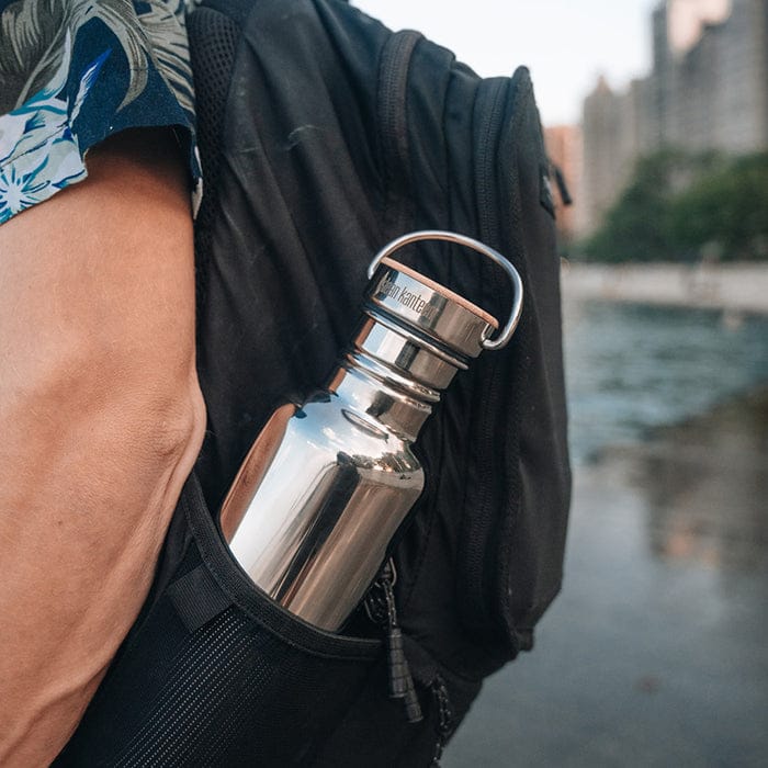 Klean Kanteen 27oz Reflect Water Bottle with Bamboo Cap