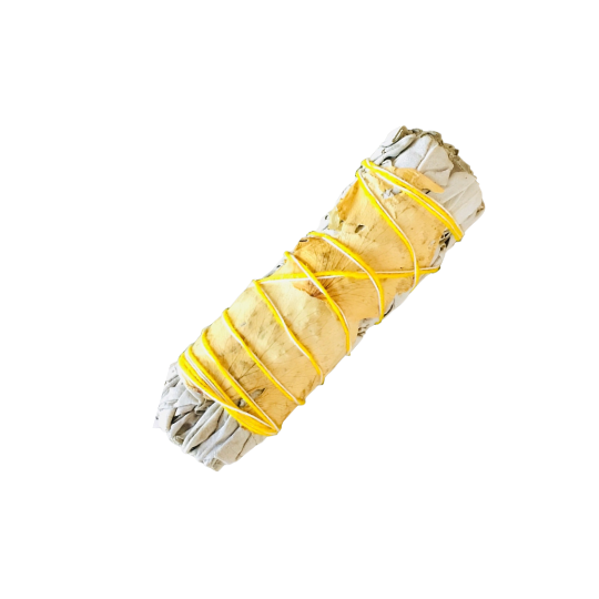 4" Yellow Rose Smudge Sage Sticks (Wholesale)