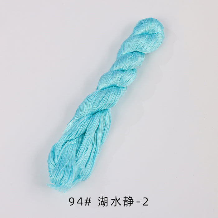 400m Suzhou Embroidery Untwisted Mulberry Silk Thread(Blue05) - Ronghua Threads