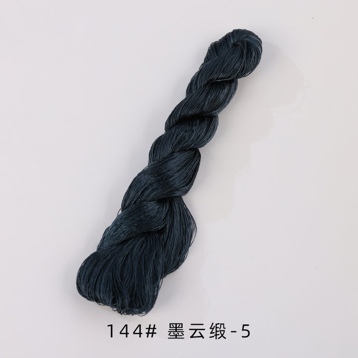 400m Suzhou Embroidery Untwisted Mulberry Silk Thread(Grey and Blue) - Ronghua Threads