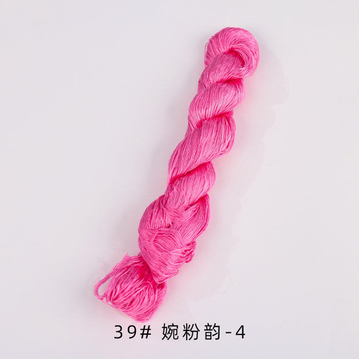 400m Suzhou Embroidery Untwisted Mulberry Silk Thread(Pink03) - Ronghua Threads