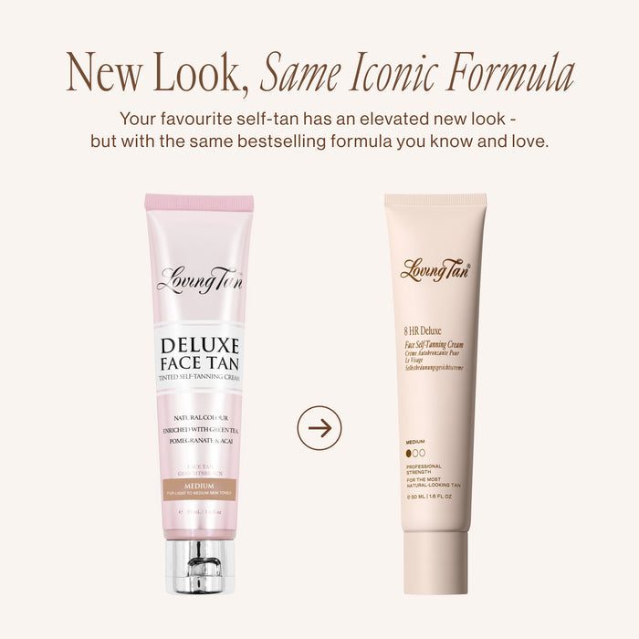 8 HR Deluxe Face Self-Tanning Cream Medium