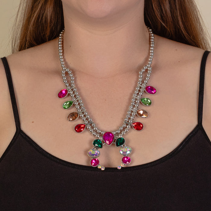 92080 - Squash Blossom Necklace - Multi