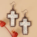 93363 - Squash Blossom Earrings - Ivory & Copper