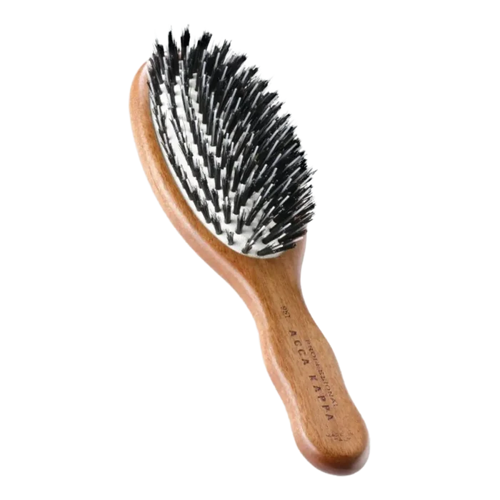 Acca Kappa Mini Oval Brush Kotibe' Wood 100% Boar Bristles & Nylon Monofilament