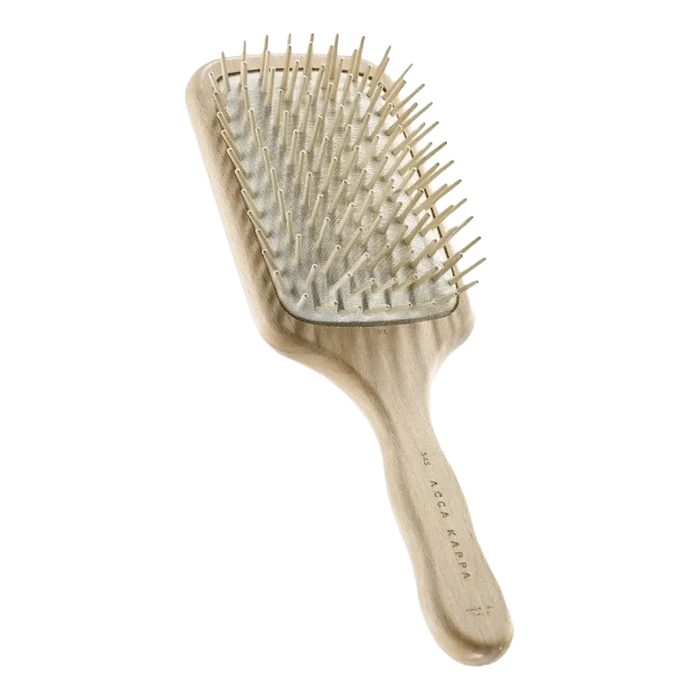Acca Kappa Paddle Brush Beech Wood Wooden Pins