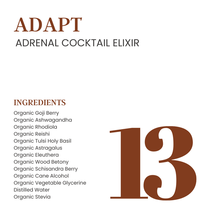 Adapt Adrenal Cocktail Elixir [Adaptogenic Herbal Drops]