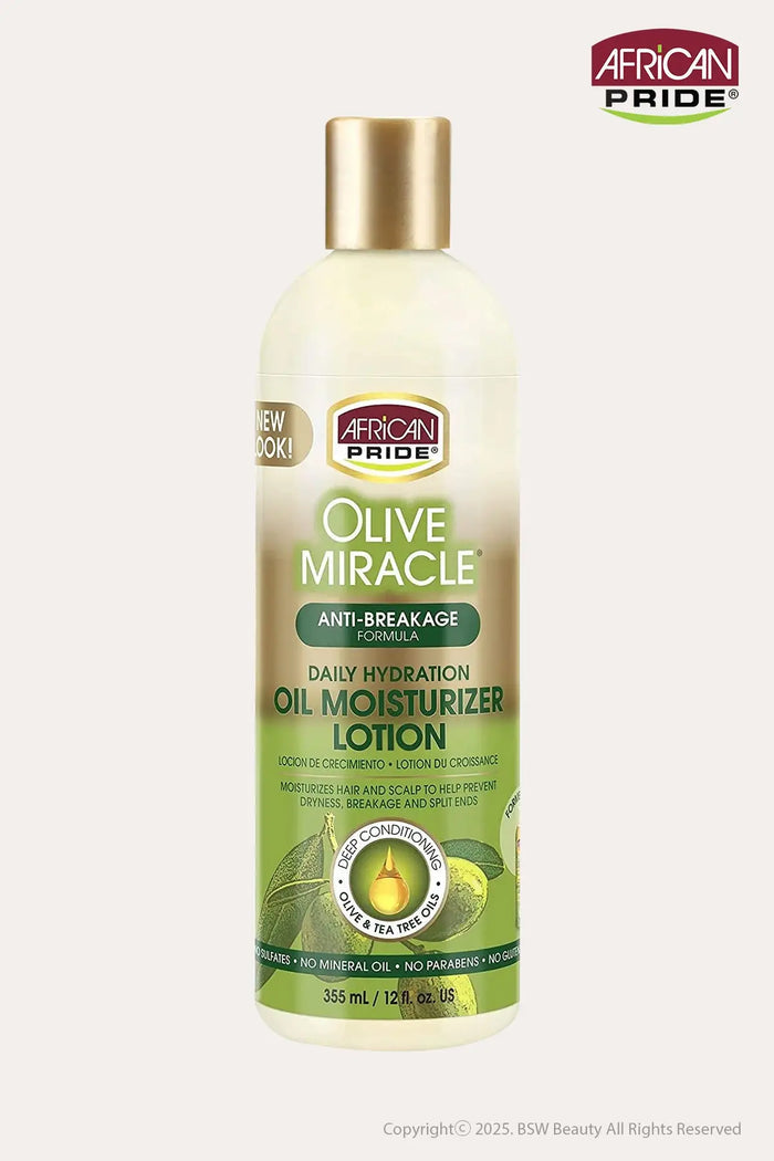 AFRICAN PRIDE OLIVE MIRACLE MOISTURE LOTION 12oz - BSW BEAUTY CANADA