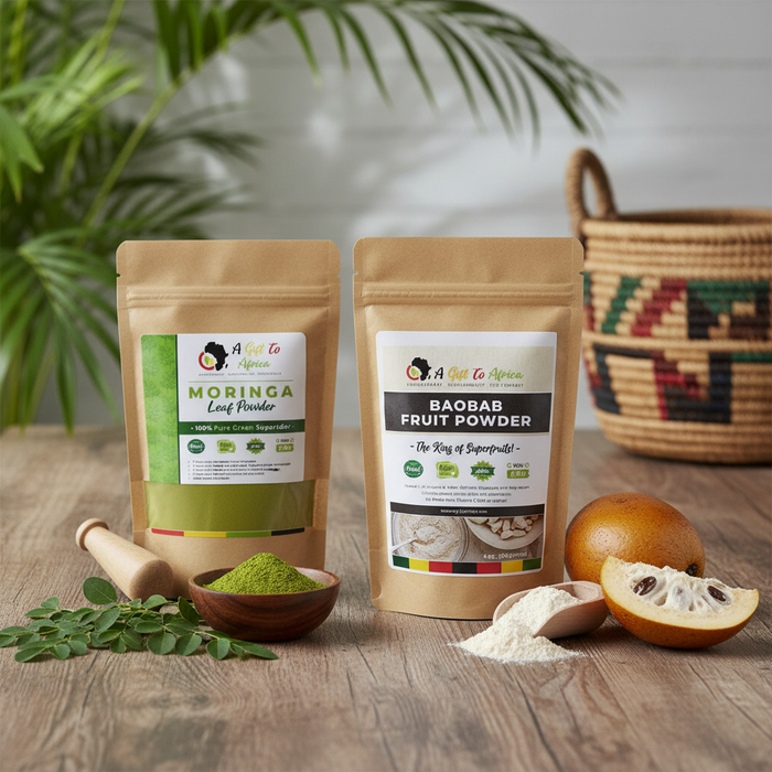 African Superfood Duo - Baobab & Moringa Bundle