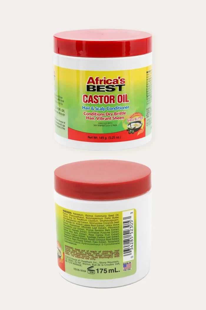 AFRICAS BEST CASTOR OIL HAIR & SCALP CONDITIONER 5.25 oz AFRICA'S BEST