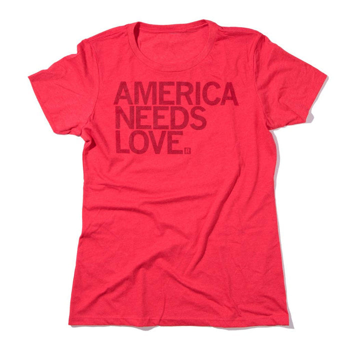 America Needs Love Heather Red