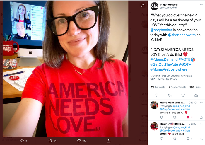 America Needs Love Heather Red