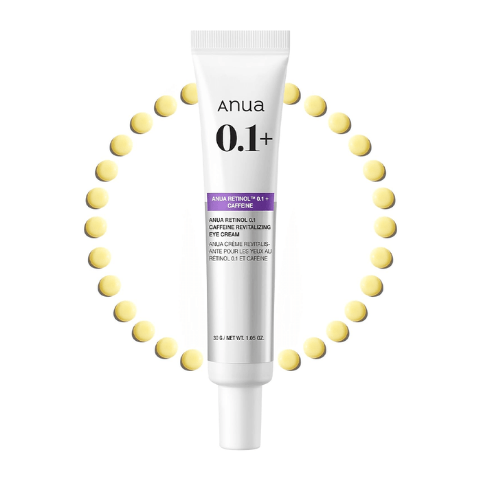 Anua Retinol 0.1Caffeine Revitalizing Eye Cream 30g - Beauty Tribe
