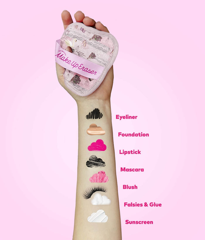 Ballet Core MakeUp Eraser 7-Day Set with Pointe Shoe Case