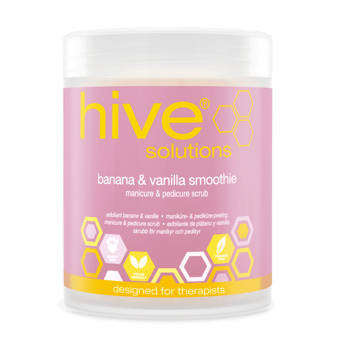 HIVE OF BEAUTY Banana &amp; Vanilla Smoothie Manicure &amp; Pedicure Scrub