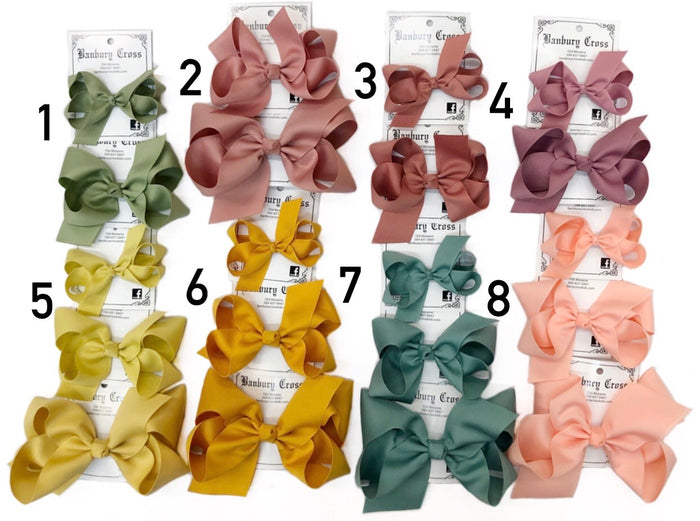 Banbury Fall Color Bows