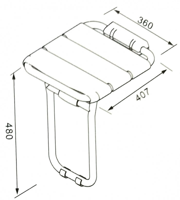 BEST BUY Shower Seat Wall Mounted