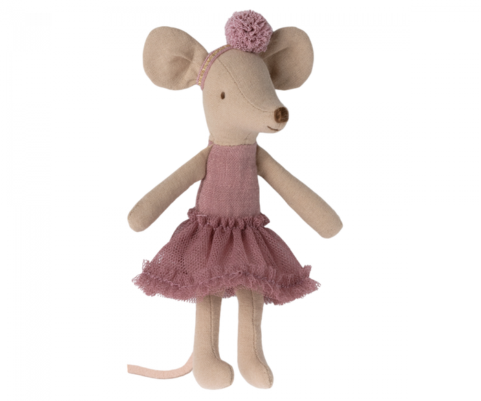 Maileg - Big Sister Mouse - Ballerina - Heather
