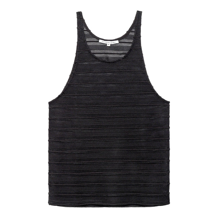 NEW- Black Sundown Knit Tank - Parke & Ronen