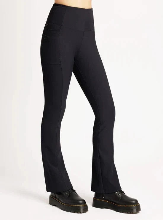 Blanc Noir Directional Rib Bootcut Pants