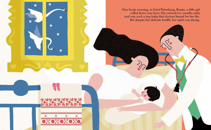Book - Little People, Big Dreams - Anna Pavlova - Spread 1