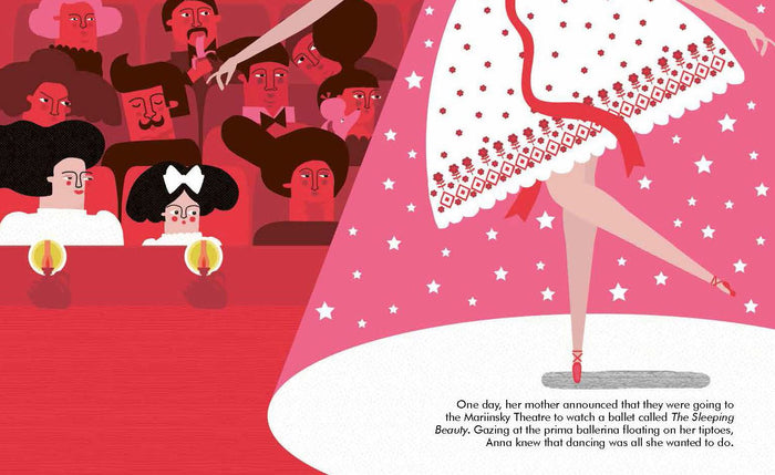Book - Little People, Big Dreams - Anna Pavlova - Spread 2