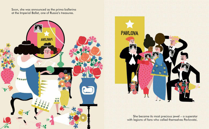 Book - Little People, Big Dreams - Anna Pavlova - Spread 4
