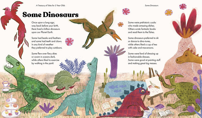 Book - Treasury Of Tales For Five Years Old - Spread