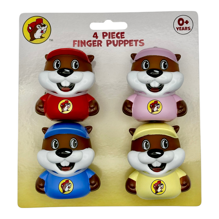 Buc-ee’s Beaver Finger Puppets – 4-Pack