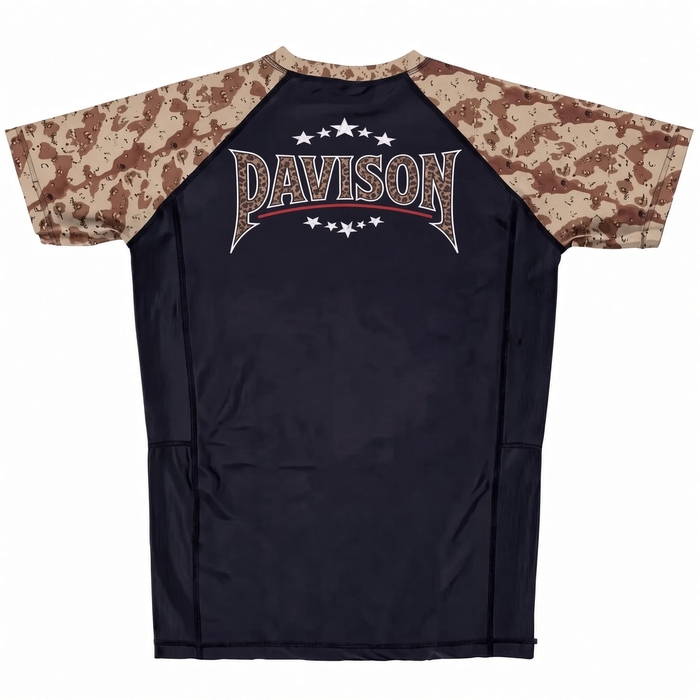 CAMO DAVISON RASH GUARD