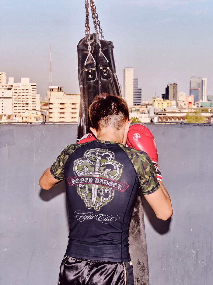 Camo Twin Lions Rashguard