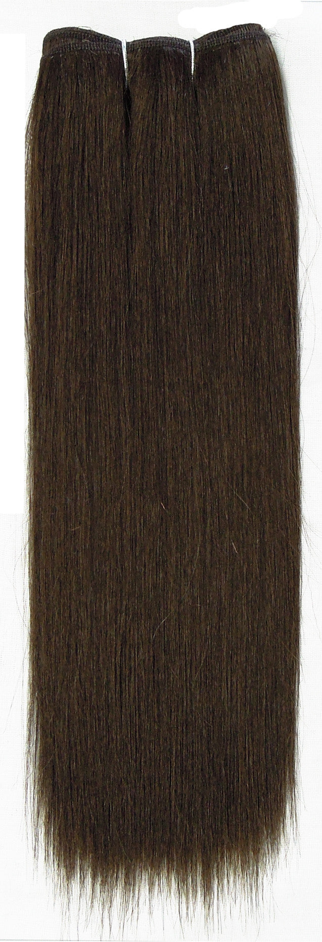 Chear Silky Yaki 14" Blended Human Hair Weft - Elysee Star