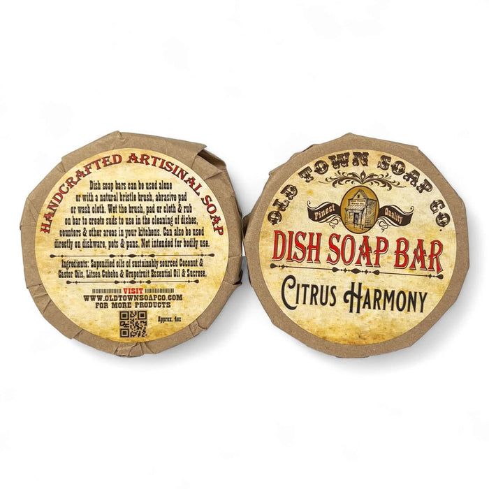 Citrus Harmony -Dish Soap Bar - Old Town Soap Co.