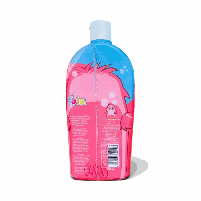 Clicks Made 4 Tots Strawberry bubble bath 750ml with rich foam and child-friendly scent