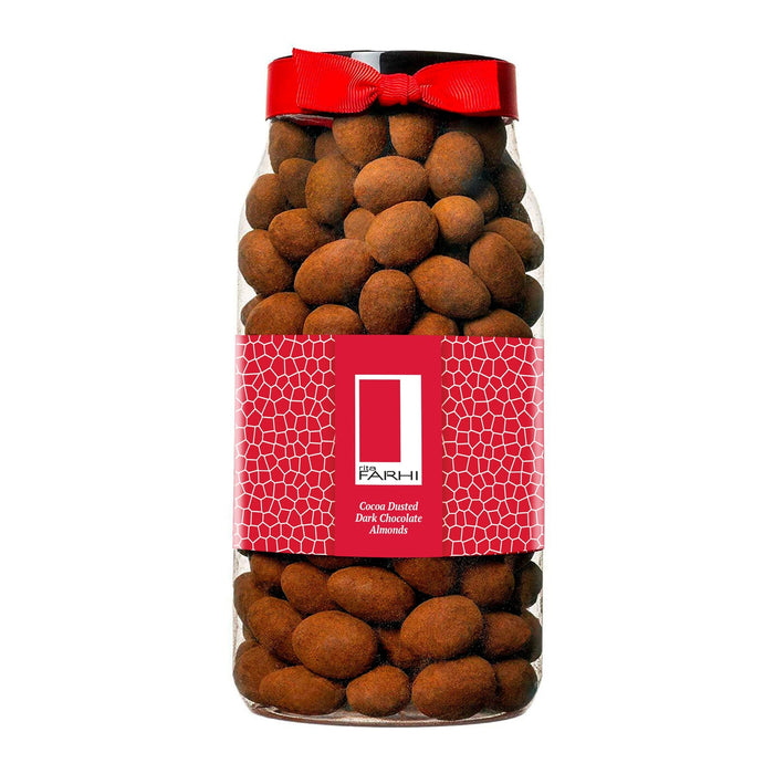 Cocoa Dusted Dark Chocolate Almonds, Palm Oil Free, 750g