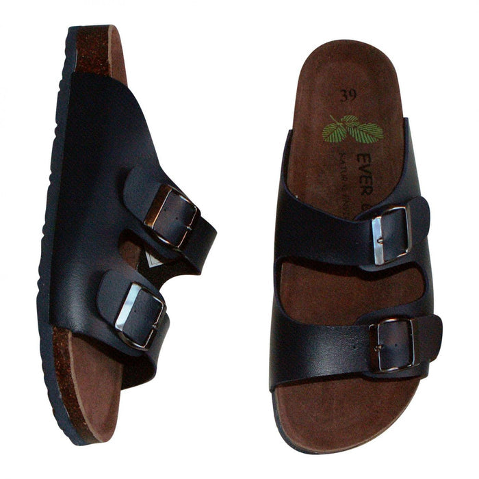 Comfort Leather Footbed Sandals – Genuine Leather Insole | Ergonomic Everyday Comfort | Scandinavian Design