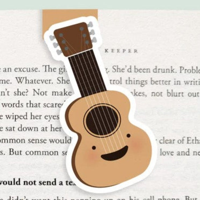 CRAFTEDVAN Magnetic Bookmark - Guitar