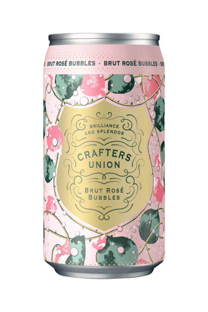 Crafters Union -Brut Rosé Bubbles -375ML Can