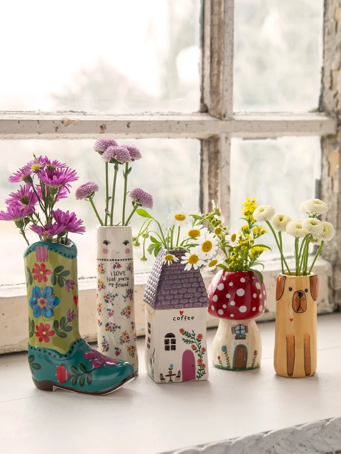 Cutest Little Bud Vase - Mushroom-view 3