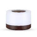 Dark Wood Round Cylinder Aroma Ultrasonic Diffusers- 400ml EDF-20D