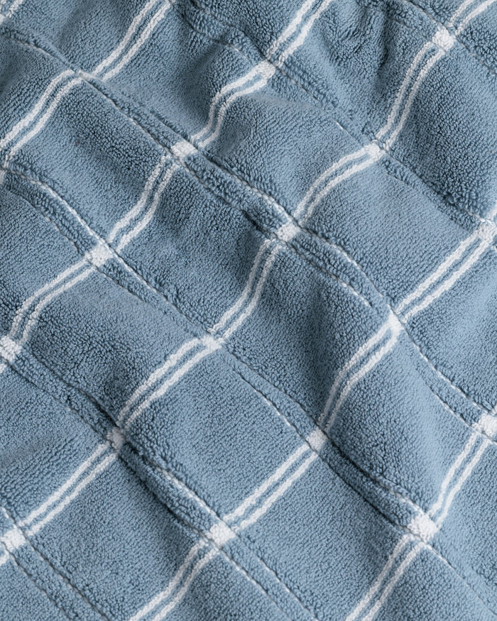 Devon Bath Mat - Celeste / Chalk