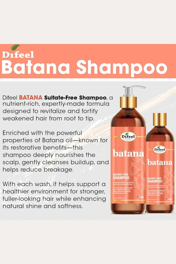 DIFEEL BATANA SHAMPOO SULFATE-FREE 12oz DIFEEL