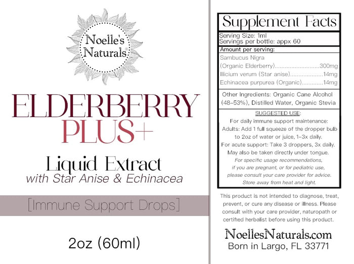 Elderberry Plus+ [Immune Support Drops]