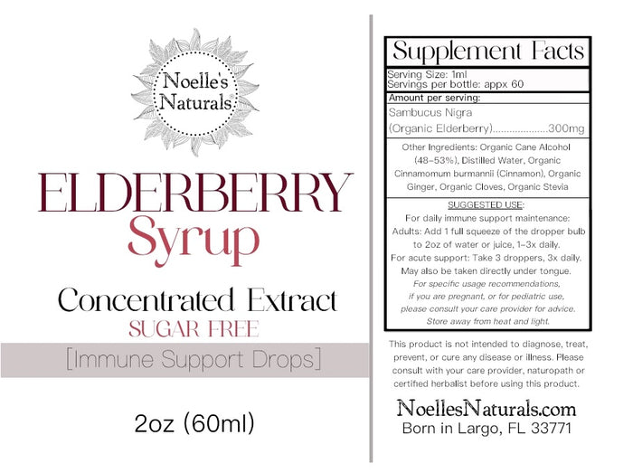 Elderberry Syrup Extract [Immune Support Drops]