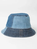 patchwork pacific electric rose bucket hat