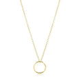 eNewton Halo Gold Charm Necklace | 16" Gold-Filled Necklace