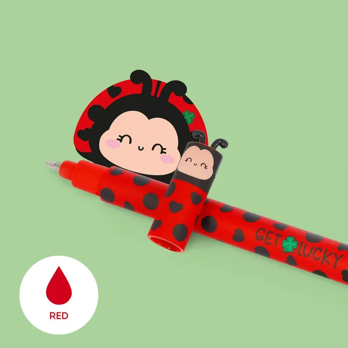 Erasable Gel Pen - Ladybug - Ink Details